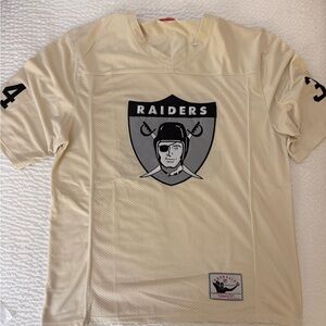 Bo Jackson Mitchell & Ness Cream Raiders Jersey XXL